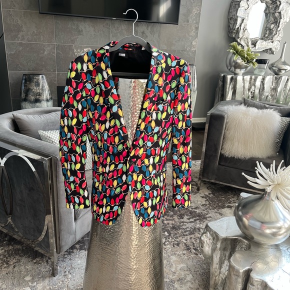 suslo couture Other - Mens ugly Christmas blazer holidays size small slim cut 🎄best fun festive 🎄